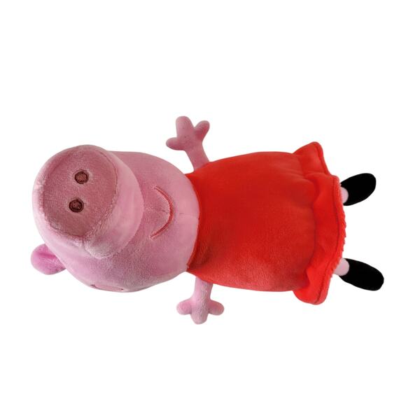 Peppa Pig Plush Doll Red Dress 12" Stuffed Animal Toy Cartoon Plushy Stuffy - Picture 3 of 6